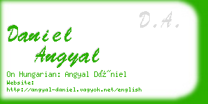 daniel angyal business card